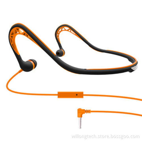 Sports Neckband Headphones with 3.5mm Plug for All Portable Media Player
